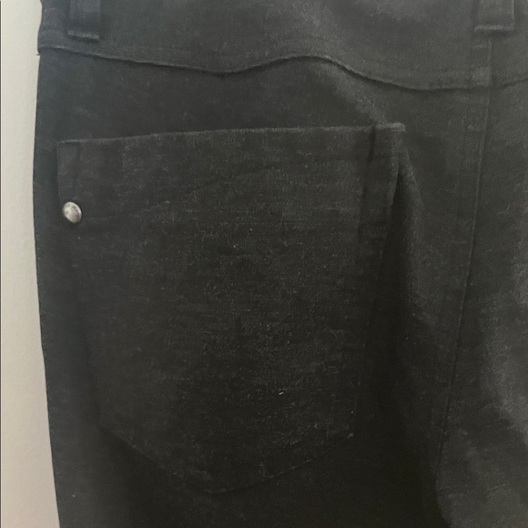 Charcoal Gray Slim Fit bootcut pants (Mid Rise) - Picture 7 of 9